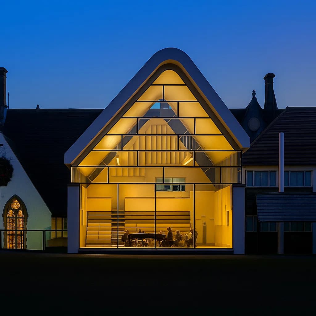 Brighton College Music School view 2