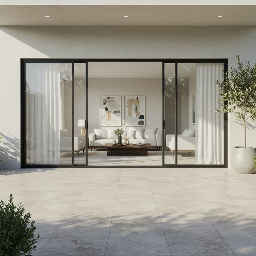 Four-Panel Sliding Doors