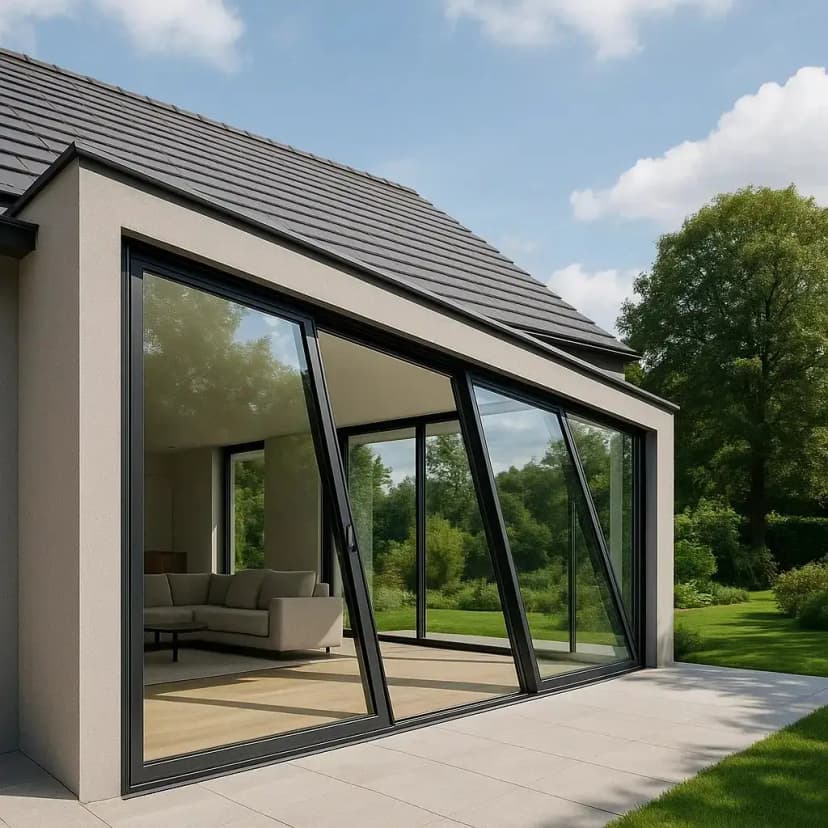 Slanted Sliding Doors