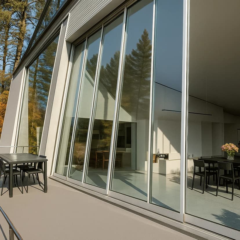 Modern Slanted Facade