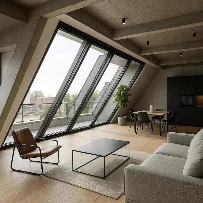 Sloped Balcony Glazing