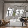 Slanted Attic Windows